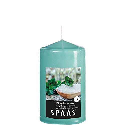 Spaas 12 Duft-Stumpenkerzen Zylinder Paraffinwachs Smaragdgrün D 60 mm H 100 mm Spaas 12 Duft-Stumpenkerzen Zylinder Paraffinwachs Smaragdgrün D 60 mm H 100 mm von Spaas