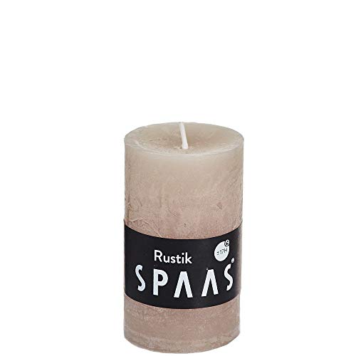 Spaas 12 Rustikale Stumpenkerzen ohne Duft, Paraffinwachs Beige, D 48 mm x H 80 mm Spaas 12 Rustikale Stumpenkerzen ohne Duft, Paraffinwachs Beige, D 48 mm x H 80 mm von Spaas