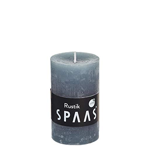 Spaas 12 Rustikale Stumpenkerzen ohne Duft, Paraffinwachs grau, D 48 mm x H 80 mm Spaas 12 Rustikale Stumpenkerzen ohne Duft, Paraffinwachs grau, D 48 mm x H 80 mm von Spaas