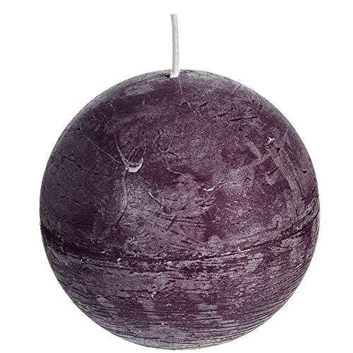 Spaas 6 Rustic Unscented Ball Candles Hours-aubergine 6 Rustikale Duftkerzen, Kugelkerzen, 100 mm, ± 40 Stunden, Paraffinwachs, D x H Spaas 6 Rustic Unscented Ball Candles Hours-aubergine 6 Rustikale Duftkerzen, Kugelkerzen, 100 mm, ± 40 Stunden, Paraffinwachs, D x H von Spaas