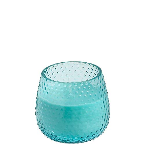 Spaas Aqua Blue 6 geruchlose Sommerkerzen im Bubbled Glas, ± 25 Stunden, Paraffinwachs, D 80 mm x H 70 mm Spaas Aqua Blue 6 geruchlose Sommerkerzen im Bubbled Glas, ± 25 Stunden, Paraffinwachs, D 80 mm x H 70 mm von Spaas