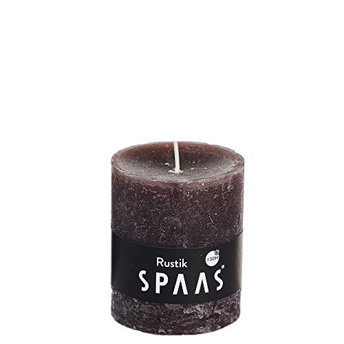 Spaas 8 Rustikale Stumpenkerzen ohne Duft, Paraffinwachs Warm Brown, D 68 mm x H 80 mm Spaas 8 Rustikale Stumpenkerzen ohne Duft, Paraffinwachs Warm Brown, D 68 mm x H 80 mm von Spaas
