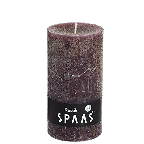 Spaas 8 Rustikale Stumpenkerzen ohne Duft, Paraffinwachs Warm Brown, D 70 mm x H 130 mm Spaas 8 Rustikale Stumpenkerzen ohne Duft, Paraffinwachs Warm Brown, D 70 mm x H 130 mm von Spaas
