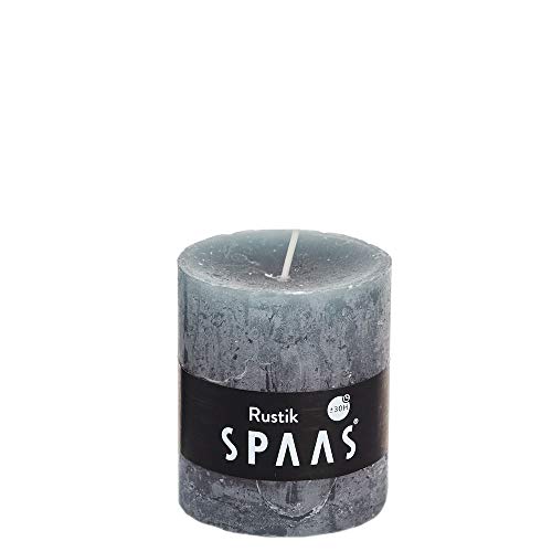 Spaas 8 Rustikale Stumpenkerzen ohne Duft, Paraffinwachs grau, D 68 mm x H 80 mm Spaas 8 Rustikale Stumpenkerzen ohne Duft, Paraffinwachs grau, D 68 mm x H 80 mm von Spaas