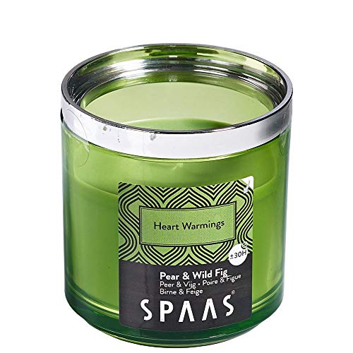 Spaas Duftkerze im Modulglas, ± 30 Stunden-Heart Warmings, Paraffinwachs, Frühlingsgrün, D x H 76 mm Spaas Duftkerze im Modulglas, ± 30 Stunden-Heart Warmings, Paraffinwachs, Frühlingsgrün, D x H 76 mm von Spaas