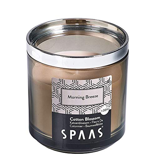 Spaas Duftkerze im Modulglas, ± 30 Stunden-Morning Breeze, Paraffinwachs, Hellbeige, D x H 76 mm Spaas Duftkerze im Modulglas, ± 30 Stunden-Morning Breeze, Paraffinwachs, Hellbeige, D x H 76 mm von Spaas