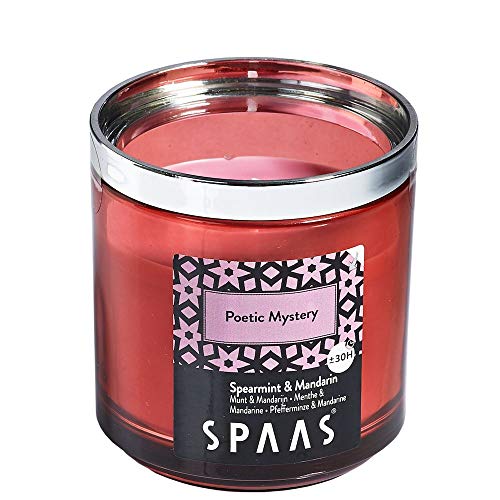 Spaas Duftkerze im Modulglas, ± 30 Stunden-Poetic Mystery, Paraffinwachs, Zartrosa, D x H 76 mm Spaas Duftkerze im Modulglas, ± 30 Stunden-Poetic Mystery, Paraffinwachs, Zartrosa, D x H 76 mm von Spaas