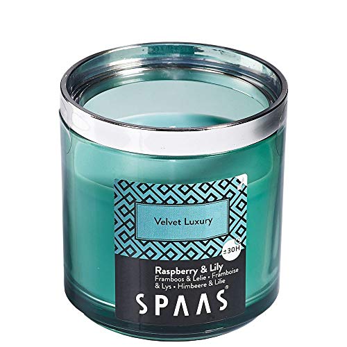 Spaas Duftkerze im Modulglas, ± 30 Stunden-Velvet Luxury, Paraffinwachs, Smaragdgrün, D x H 76 mm, 456 Spaas Duftkerze im Modulglas, ± 30 Stunden-Velvet Luxury, Paraffinwachs, Smaragdgrün, D x H 76 mm, 456 von Spaas