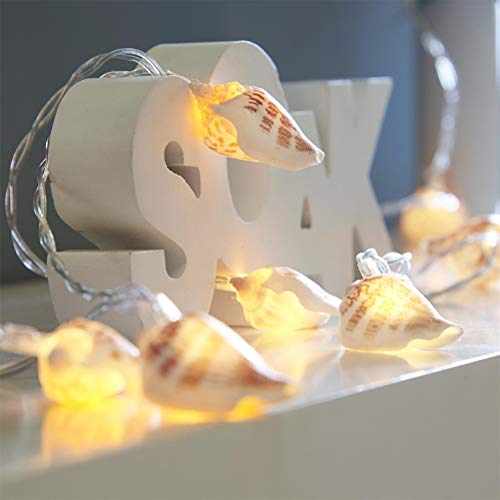 10 LED/Stück Muschel-Lichterkette PVC-Muschel-Batterie-Lichterkette Dekoration für Möbel Dekoration Außen Beleuchtung 10 LED/Stück Muschel-Lichterkette PVC-Muschel-Batterie-Lichterkette Dekoration für Möbel Dekoration Außen Beleuchtung von Spacnana