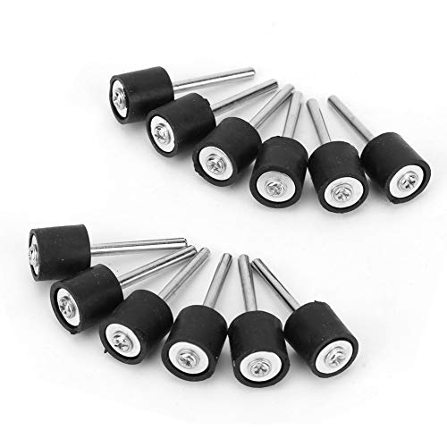12-teilige Trommel-Gummi-Stehhülse, Eisen-Polier-Schleiftrommel-Halter, Gummidorn, 1/8-Zoll-Schaft-Schleifhülse für Elektrische Rotationswerkzeugaufsätze 12-teilige Trommel-Gummi-Stehhülse, Eisen-Polier-Schleiftrommel-Halter, Gummidorn, 1/8-Zoll-Schaft-Schleifhülse für Elektrische Rotationswerkzeugaufsätze von Spacnana