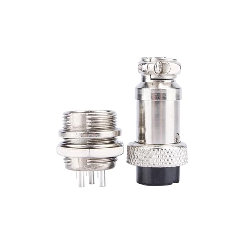1set GX16 Aviation Plug and Socket Connector, Aviation Connector 3Pins Screw Type Electrical Aviation Plug Socket Connector 1set GX16 Aviation Plug and Socket Connector, Aviation Connector 3Pins Screw Type Electrical Aviation Plug Socket Connector von Spacnana