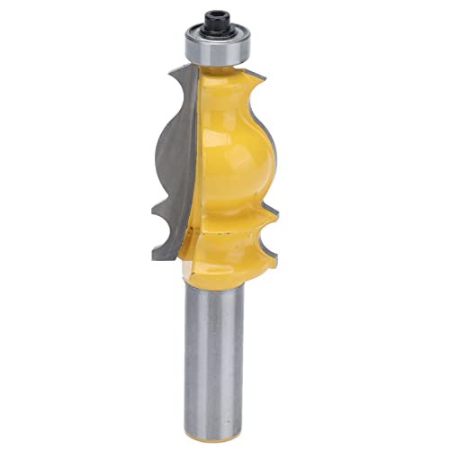 25 Mm Architektonisches Formteile Router Bit Holzbearbeitungsform -Mahlen -Mahlen -Werkzeug, 12 Mm Schaft, Zum Schnitzen von Holzleitungen, Partikelplatte, Sperrholz von Spacnana