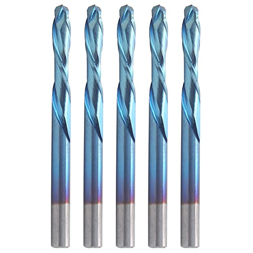 5pcs CNC -Werkzeugmahlen Cutter 2 Flöte Wolfram -Stahl Nano Blau -Beschichtung 3.175 X 15 X 45 Mm Zum Mahlen mit Niedrigem Kohlenstoffstahl, Aluminium, Kupfer 5pcs CNC -Werkzeugmahlen Cutter 2 Flöte Wolfram -Stahl Nano Blau -Beschichtung 3.175 X 15 X 45 Mm Zum Mahlen mit Niedrigem Kohlenstoffstahl, Aluminium, Kupfer von Spacnana
