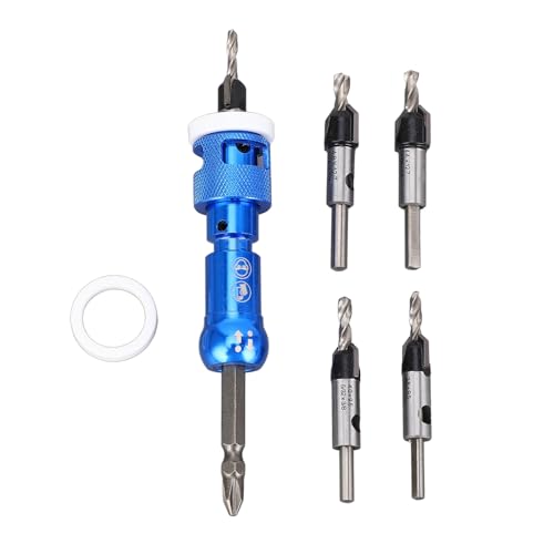 Countersink-Bohrbit Effizient und Zeitsparend mit Einstellbarer Tiefe für Holzbearbeitung MDF-Aluminium Countersink-Bohrbit Effizient und Zeitsparend mit Einstellbarer Tiefe für Holzbearbeitung MDF-Aluminium von Spacnana