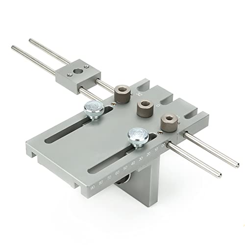 Einstellbarer Bohrhandbuch Locator Kit, Selbst Zentrierende Damenschilde mit 6/8/10 -mm -Bohrer für Holzbearbeitung von Spacnana