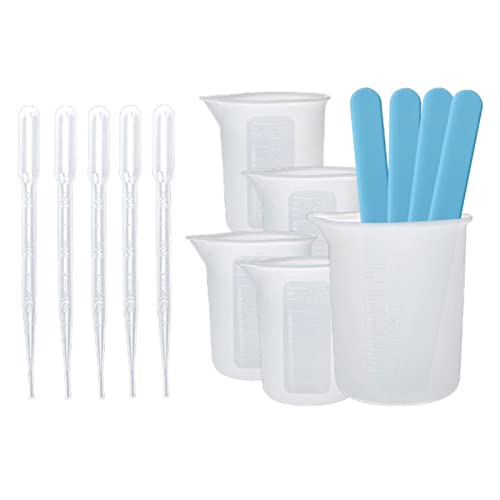 Harzmischung -Mischung mit Tassen Messung Harzmischung -Mischung mit Tassen Messung von Spacnana