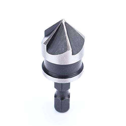 Kammmesser für Holzmetall 3PC 1/4 "Hex 12/16/19mm Counter Waschbecken Bohrer für Hausverbesserungsprojekte von Spacnana