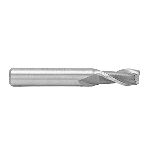 Langlebige Spiralendmühle, Hochgeschwindigkeits-Stahl 2-Flute Straight Shank CNC-Fräser für Werbung für CNC-Fräsmaschinen (11 * 12 * 26 * 83) von Spacnana