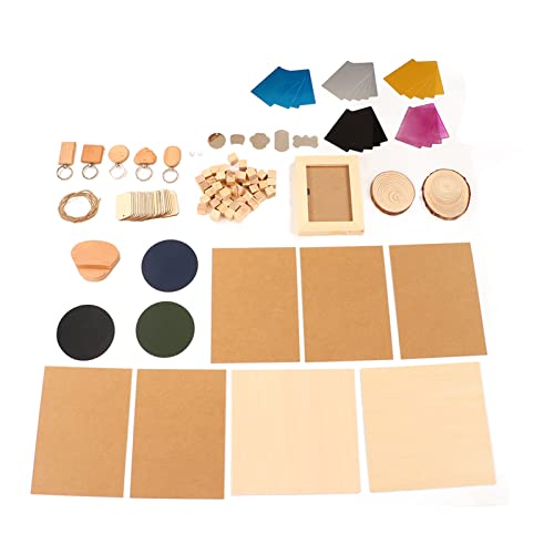 Material-Set, Edelstahl, Kiefernholz, DIY-Herstellung, 11 Arten von Materialien, DIY-Materialien für Lasergravierer, CNC-Lasergravur-Material-Set für Holzarbeiten Material-Set, Edelstahl, Kiefernholz, DIY-Herstellung, 11 Arten von Materialien, DIY-Materialien für Lasergravierer, CNC-Lasergravur-Material-Set für Holzarbeiten von Spacnana