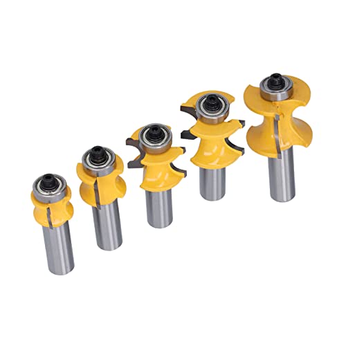 Professioneller 1/2 -Zoll -Schaftholz Mahlen Cutter Set, Halb Runde Bullnose Router Bit für CNC Gravurmaschine Professioneller 1/2 -Zoll -Schaftholz Mahlen Cutter Set, Halb Runde Bullnose Router Bit für CNC Gravurmaschine von Spacnana