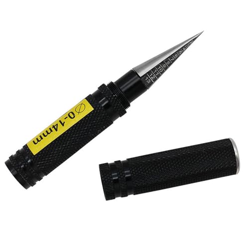 RC Hochfestigkeit Loch Puncher Reamer -Werkzeug für RC -Autos 0 Bis 14 Mm Skala mit Strukturierter Oberfläche, Aluminiumlegiermaterial von Spacnana