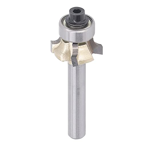 Runden über Bit R3 1/4 Shank 4 Flöte Carbide Router Bit für Holzbearbeitung Ideal für Küchen -Badezimmertüren Runden über Bit R3 1/4 Shank 4 Flöte Carbide Router Bit für Holzbearbeitung Ideal für Küchen -Badezimmertüren von Spacnana