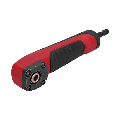 Shockwave Rechtwinkliger Adapter, Multifunktionaler Roter 90-Grad-Schlagschrauber-Bohrer-Adapter, Rechtwinkliger Bohraufsatz-Adapter Shockwave Rechtwinkliger Adapter, Multifunktionaler Roter 90-Grad-Schlagschrauber-Bohrer-Adapter, Rechtwinkliger Bohraufsatz-Adapter von Spacnana