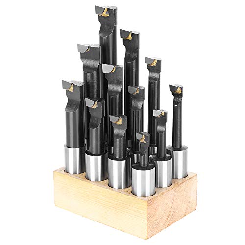 Spacnana 12pcs 3/4in Bohrstange Set Hochgeschwindigkeits -Stahl -CNC -Drehwerkzeug mit Basis für eine Bequeme Lagerung Spacnana 12pcs 3/4in Bohrstange Set Hochgeschwindigkeits -Stahl -CNC -Drehwerkzeug mit Basis für eine Bequeme Lagerung von Spacnana