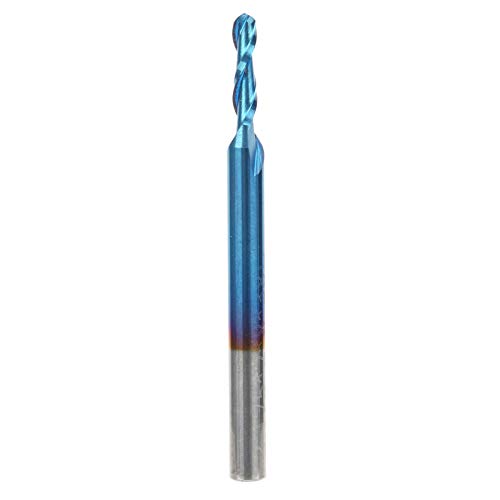 Spacnana 2-flute Spiralkugel Endmühle, Gravurschneider, Ultra Feines Wolframstahlmaterial für Hartholz, Sperrholz, Acryl Spacnana 2-flute Spiralkugel Endmühle, Gravurschneider, Ultra Feines Wolframstahlmaterial für Hartholz, Sperrholz, Acryl von Spacnana
