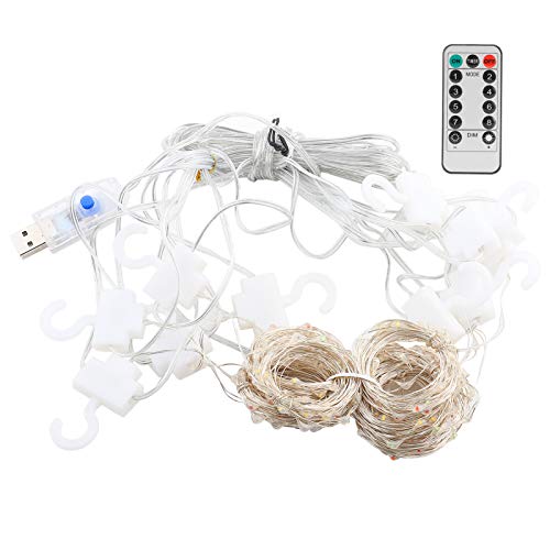 Spacnana 280 LED-Lichterketten, USB-betrieben, 8 Beleuchtungsmodi, Fernbedienung für Heimbeleuchtung, Ideal für Weihnachtsdekoration Spacnana 280 LED-Lichterketten, USB-betrieben, 8 Beleuchtungsmodi, Fernbedienung für Heimbeleuchtung, Ideal für Weihnachtsdekoration von Spacnana