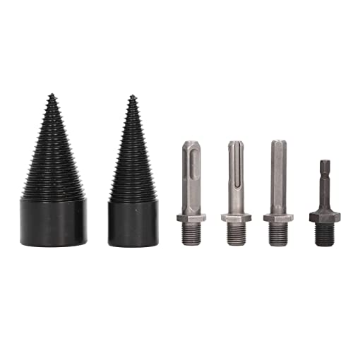 Spacnana 32 -mm -Splitterbohrer, Holzsplitter -Split -Kegel -Bohrer -Bit für Camping mit 4 Griffen für den Gebrauch zu Hause und Zum Bauernhof Spacnana 32 -mm -Splitterbohrer, Holzsplitter -Split -Kegel -Bohrer -Bit für Camping mit 4 Griffen für den Gebrauch zu Hause und Zum Bauernhof von Spacnana
