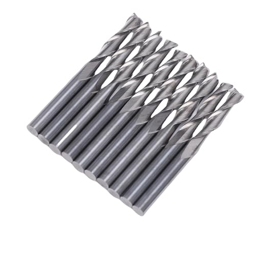 Spacnana 40pcs End Mills CNC -Router -Bits, 2 Flöte Flache Kopf- und Kugelnasen -Nano Blue & Ti -Beschichtung 2 Flöte Spiral -Steckdosen -Mahlen -Werkzeug für Holz -PVC -MDF -Hartholz Spacnana 40pcs End Mills CNC -Router -Bits, 2 Flöte Flache Kopf- und Kugelnasen -Nano Blue & Ti -Beschichtung 2 Flöte Spiral -Steckdosen -Mahlen -Werkzeug für Holz -PVC -MDF -Hartholz von Spacnana