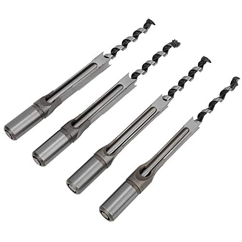 Spacnana 4pcs Holzbearbeitungslochbohrer, 11 Mm, 12 Mm, 12,5,7 Lagerstahlbohrer mit Universellem Schafttyp, Großartiger Verarbeitung, für MDF, Partikelbrett, Holz, Quadratische Lochbohrer Spacnana 4pcs Holzbearbeitungslochbohrer, 11 Mm, 12 Mm, 12,5,7 Lagerstahlbohrer mit Universellem Schafttyp, Großartiger Verarbeitung, für MDF, Partikelbrett, Holz, Quadratische Lochbohrer von Spacnana