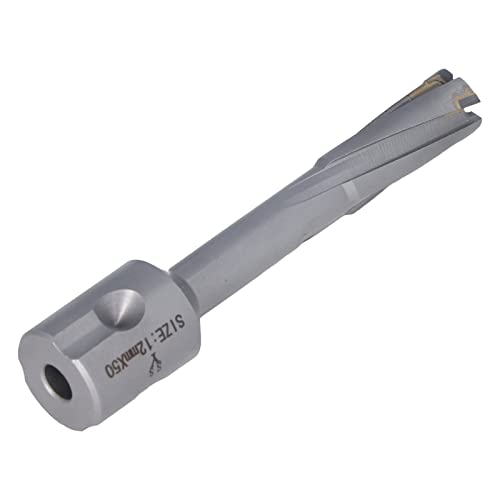 Spacnana 50 Mm Tiefe Ringkernbohrer Effizientes Präzises Schneidhöhlenkernbit für Gusseisen, Edelstahl, Aluminium (12 mm) von Spacnana