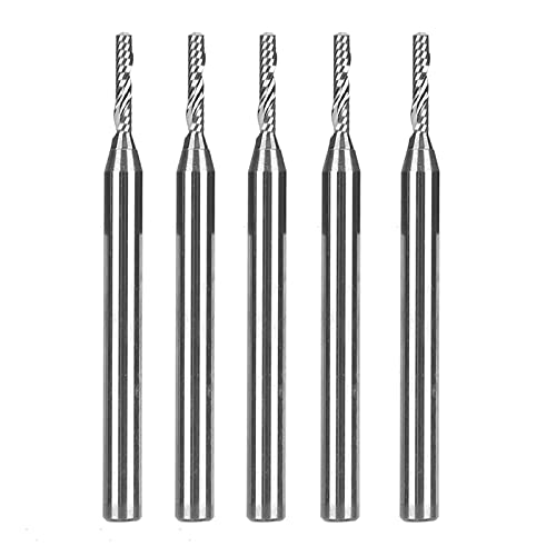 Spacnana 5pcs Metall -Mahlschneider, Einzelklingenend -Spiral -Set CNC -Router -Bit -Gravur -Werkzeug für CNC -Gravurmaschinenmaschine Spacnana 5pcs Metall -Mahlschneider, Einzelklingenend -Spiral -Set CNC -Router -Bit -Gravur -Werkzeug für CNC -Gravurmaschinenmaschine von Spacnana