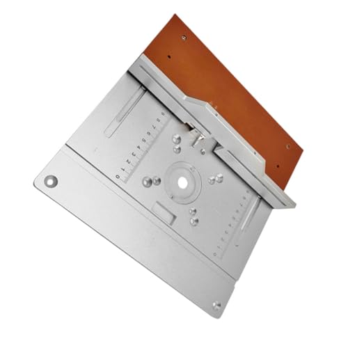 Spacnana Aluminiumlegierung Router Tischeinsatzplatte für Holzfräsen Flip -Board -Trimmmaschine Gravur Hilfswerkzeug Holzbearbeitungsbänke (2) von Spacnana