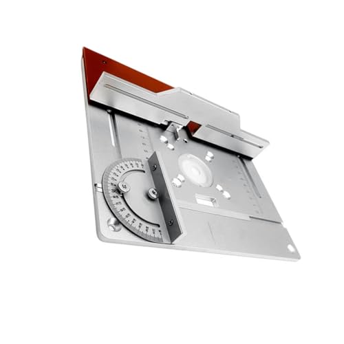 Spacnana Aluminiumlegierung Router Tischeinsatzplatte für Holzfräsen Flip -Board -Trimmmaschine Gravur Hilfswerkzeug Holzbearbeitungsbänke (Set von 3) von Spacnana