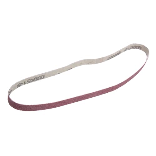 Spacnana Aluminiumoxid -Schleifband 10pcs, Schleifgurte für Holzpolieren 533 X 9 Mm, Entfernungslösung, Vielseitiges Schleifen und Polieren, überlegener Schleifeffekt, Hohe Effizienz, (80#) von Spacnana