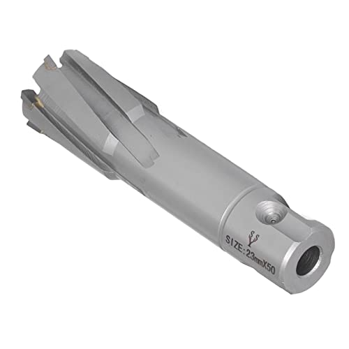 Spacnana Carbid -Stahlringschneider für Effiziente 50 -mm Tiefenbohrungen in Metall mit Aufbewahrungsbox, für Enthusiasten und Profis (23 mm) von Spacnana