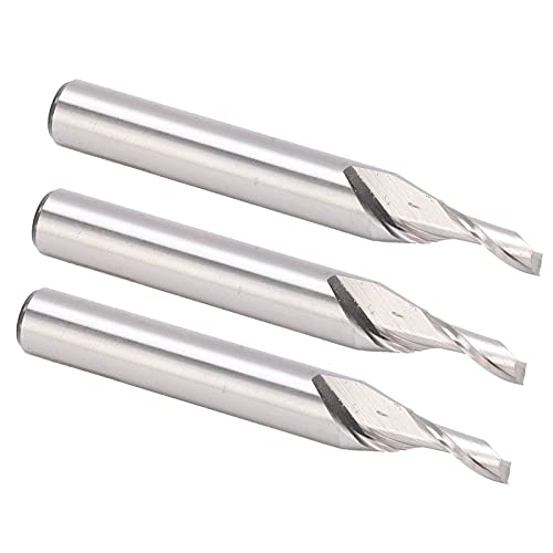Spacnana Fräserschneider Bit, 5pcs Wolfram -Stahl Router Bit Set 8mm Schaftdurchmesser Spiralendmühle Hohe Mahlen, Quadratische Nase Spacnana Fräserschneider Bit, 5pcs Wolfram -Stahl Router Bit Set 8mm Schaftdurchmesser Spiralendmühle Hohe Mahlen, Quadratische Nase von Spacnana