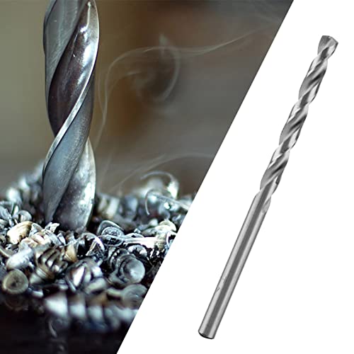 Spacnana HIGH -FEED -STAEL HSS Bohrer Bit Long Lebensdohrung Bohrwerkzeug für Aluminiumholz Kunststoff, Gerade Wellenbohrer für Elektrobohrer (Spezifikation 3.5mm) von Spacnana