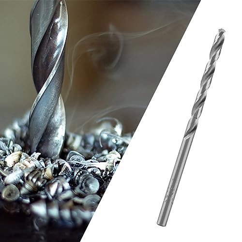 Spacnana HIGH -FEED -STAEL HSS Bohrer Bit Long Lebensdohrung Bohrwerkzeug für Aluminiumholz Kunststoff, Gerade Wellenbohrer für Elektrobohrer (Spezifikation 3mm) von Spacnana
