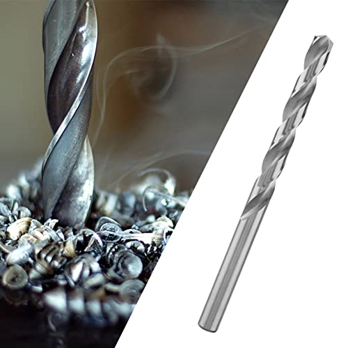 Spacnana HIGH -FEED -STAEL HSS Bohrer Bit Long Lebensdohrung Bohrwerkzeug für Aluminiumholz Kunststoff, Gerade Wellenbohrer für Elektrobohrer (Spezifikation 7.5mm) von Spacnana