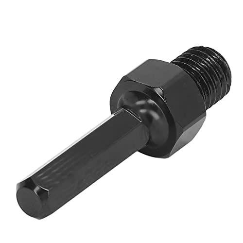 Spacnana Hex -Schaft -Stange Adapter Langlebiger Legierungsstahl Elektrobohrwerkzeug für Hausreparatur, Tischlerei, 1 X Hex Schaft Stangen Adapter (M14) von Spacnana