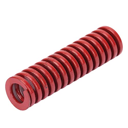 Spacnana Hohe Genauigkeit Stahl Rote Mittelgroße Lastformmodelle Feder für Briefmarkengedicht, Metallstempel, Kunststoffform TM10*50 Mm 65 Mn Stahl 2sts OD 10mm ID 5mm (TM10*35 mm) von Spacnana