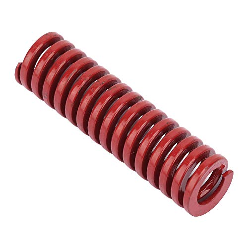 Spacnana Hohe Genauigkeit Stahl Rote Mittelgroße Lastformmodelle Feder für Briefmarkengedicht, Metallstempel, Kunststoffform TM10*50 Mm 65 Mn Stahl 2sts OD 10mm ID 5mm (TM10*50 mm) von Spacnana