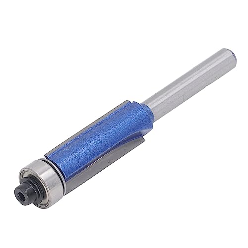 Spacnana Holzbearbeitung Oberster Schicht Flush Trim Router Bit 1in Scheuer 1/4in Schaft Zementiertes Carbidmaterial für Glatte Betrieb 1 X Trimmrouter Bit von Spacnana
