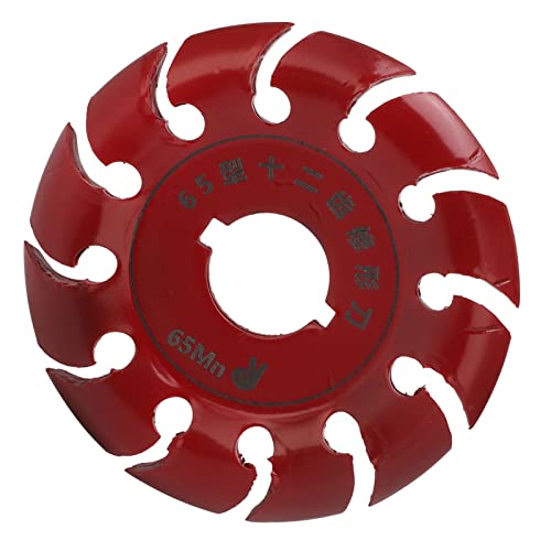 Spacnana Holzbearbeitungsform -Scheibe Edelstahl Schnitzen Schnelle Materialentfernung für Holz- und Gummihandwerk und Hausverbesserung (Rot) von Spacnana