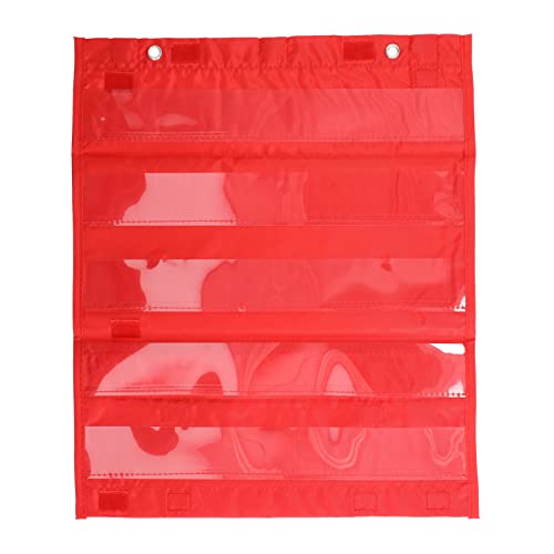 Spacnana Kleine Magnetische Taschenkarte, Unterrichten von Home School Supplies für Daily Schedule Class Demonstrationen Büro Home Aktivitäten (Rot) von Spacnana