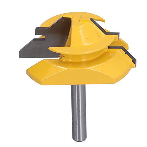 Spacnana Kohlenstoffstahl 45 ° Router Bit 1/4in Shank Legiermahlsenschneider für Holzbearbeitungsprojekte, Ausgestattet mit Aufbewahrungsbox (2in) von Spacnana